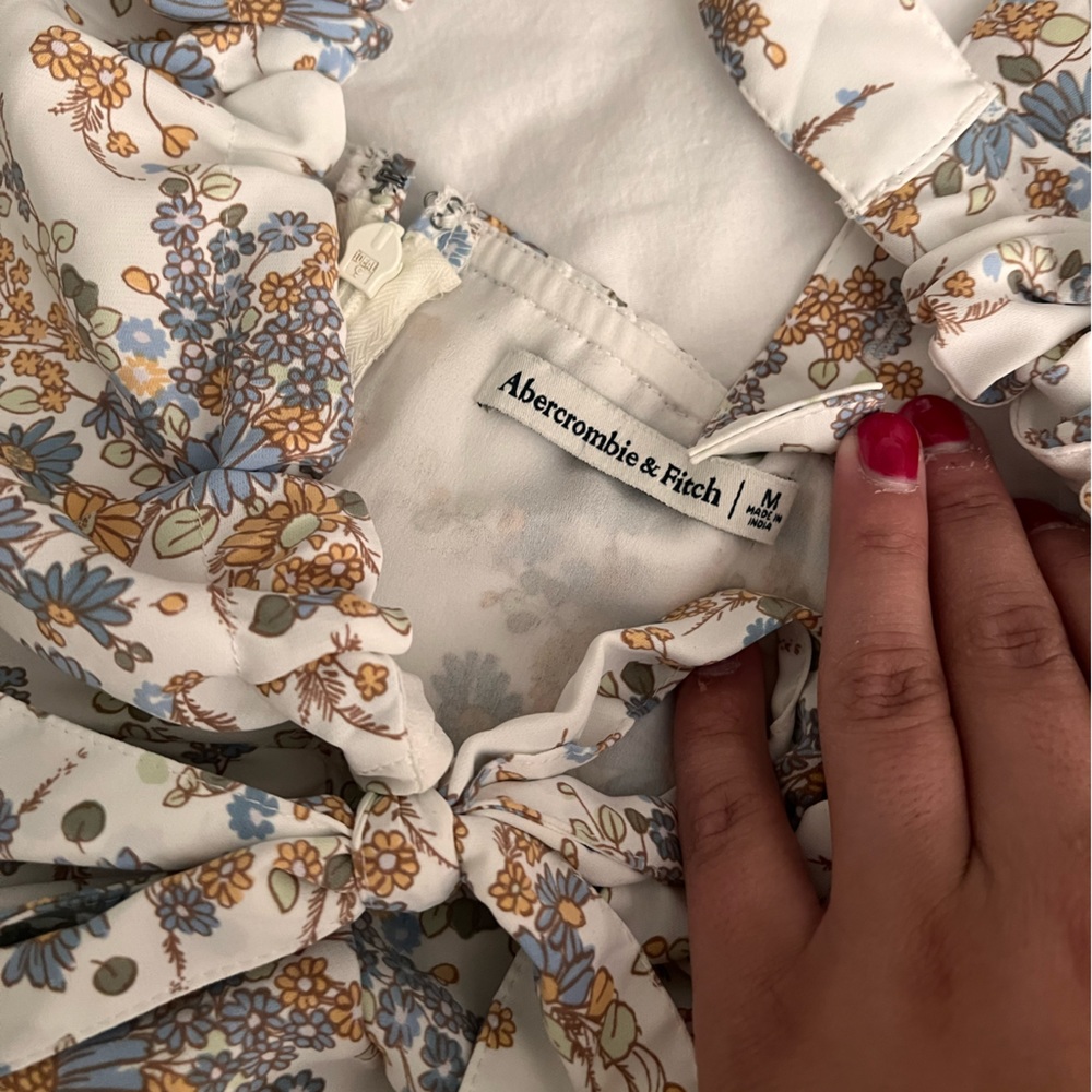 WORN ONCE Abercrombie midi dress with slit